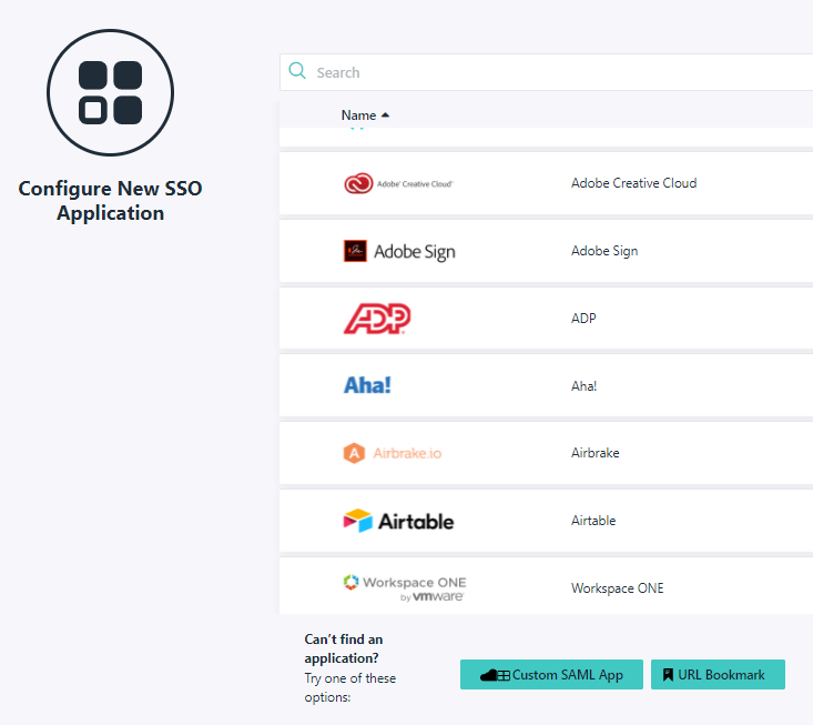 Jumpcloud SAML App Registration - New Application